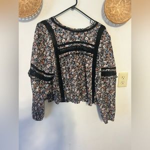 American eagle flower top size extra large
